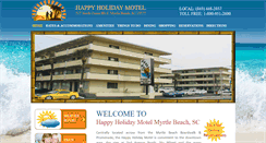 Desktop Screenshot of happyholidaymotel.com